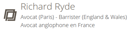 Maître Richard Ryde Logo
